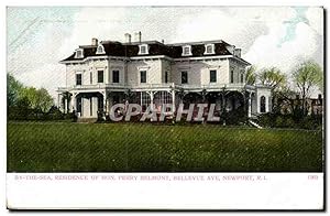 Etats unis Carte Postale Ancienne By the sea REsidence of Hon Perry Belmont Belleveue Ave Newport...