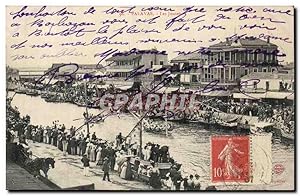 Palavas les Flots Carte Postale Ancienne le joutes