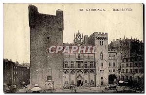 Carte Postale Ancienne Narbonne Hôtel de ville