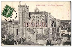 Image du vendeur pour Narbonne Carte Postale Ancienne Cathdrale SAint Just mis en vente par CPAPHIL