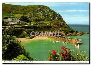 Image du vendeur pour Grande Bretagne Carte Postale Moderne Jersey Bonne nuit Bay and harbour mis en vente par CPAPHIL