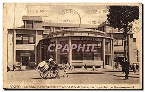 Bild des Verkufers fr Vichy Carte Postale Ancienne La Poste (Leon Azema 1er grand prix de Rome en chef du gouvernement) zum Verkauf von CPAPHIL