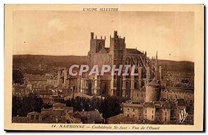Image du vendeur pour Narbonne - Cathdrale St Just vue de l'Ouest - Carte Postale Ancienne mis en vente par CPAPHIL
