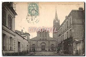 Saint Leu Carte Postale Ancienne L'église