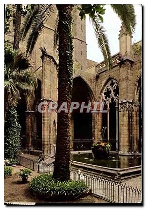 Espagne Spain Espana Carte Postale Ancienne Barcelona Catedral