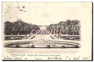 Immagine del venditore per Versailles Carte Postale Ancienne Bassin de Latone et tapis vert venduto da CPAPHIL