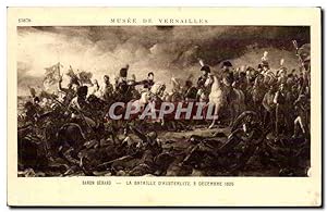 Bild des Verkufers fr Musee de Versailles Carte Postale Ancienne Baron Gerard La bataille d'Austerlitz 2 decembre 1805 Napoleon zum Verkauf von CPAPHIL