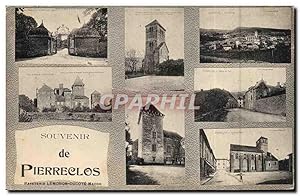 Carte Postale Ancienne Souvenir de Pierreclos