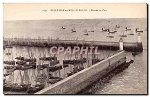 Belle Isle en Mer - Le Palais - Entrée du Port - Carte Postale Ancienne