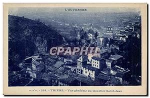 Bild des Verkufers fr Thiers Carte Postale Ancienne vue gnrale du quartier Saint Jean zum Verkauf von CPAPHIL