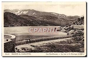 Seller image for Massie du CArlitte Carte Postale Ancienne Les Bouillouses Le lac et le barrage for sale by CPAPHIL