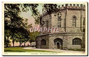 Grande Bretagne Great BRitain Carte Postale Ancienne Lancaster The castle and church