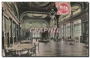 Carte Postale Ancienne Belgique Ostende Kursaal Salle de jeu