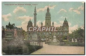 Bild des Verkufers fr Ecosse - Scotland - Glasgow - George Square and Municipal Building - Carte Postale Ancienne zum Verkauf von CPAPHIL