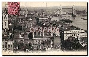 Angleterre - England - London - Londres - Général View from the Monument - Carte Postale Ancienne