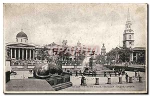Imagen del vendedor de Angleterre - England - London - Londres - St Martin's in the Fields - Trafalger Square - Carte Postale Ancienne a la venta por CPAPHIL
