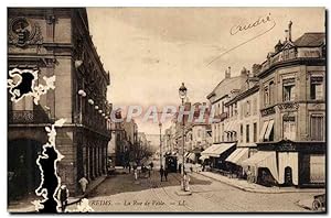 Carte Postale Ancienne Reims La rue de VEsle