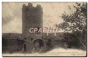 Le Puy Carte Postale Ancienne Enceintes du château féodal