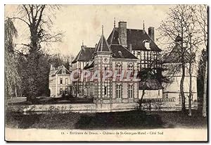 Environs de Dreux Carte Postale Ancienne Château de St Georges Motel Cote Sud