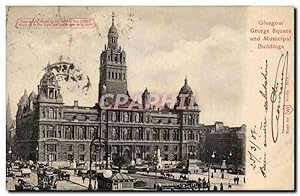 Bild des Verkufers fr Ecosse - Scotland - Glasgow George Square and Municipal Buildings - Carte Postale Ancienne zum Verkauf von CPAPHIL