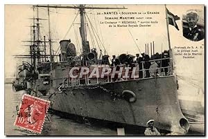 Nantes - Souvenir de la Grande Semaine Maritime - Le Croiseur Heimdal navire école de la Marine R...