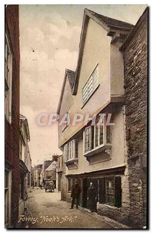 Grande Bretagne Carte Postale Ancienne Fowey Noah's ark