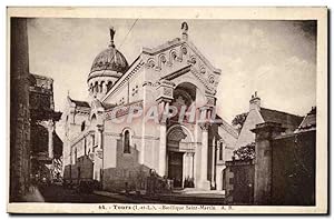 Bild des Verkufers fr Carte Postale Ancienne Tours Basilique Saint Martin zum Verkauf von CPAPHIL