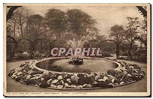Bild des Verkufers fr Great Britain Carte Postale Ancienne The old English garden Greenbank Park Liverpool zum Verkauf von CPAPHIL