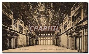 Bild des Verkufers fr Carte Postale Ancienne Augsburg Goldener Saal des Rathauses zum Verkauf von CPAPHIL