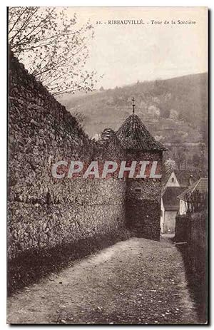 Image du vendeur pour Ribeauville Carte Postale Ancienne Tour de la sorciere mis en vente par CPAPHIL