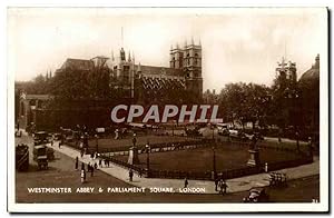 Bild des Verkufers fr Angleterre - England - London - Londres - Westminster Abbey and Parliment Square - Carte Postale Ancienne zum Verkauf von CPAPHIL