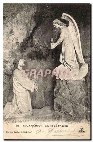 Image du vendeur pour Rocamadour Carte Postale Ancienne Grotte de l'agonie mis en vente par CPAPHIL