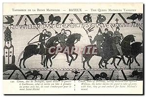 Bild des Verkufers fr Tapissserie de la reine Mathilde Bayeux Carte Postale Ancienne Conan duc de Bretagne zum Verkauf von CPAPHIL