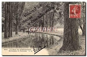 Image du vendeur pour Bois de Vincennes Carte Postale Ancienne Ruisseau et pelouse mis en vente par CPAPHIL