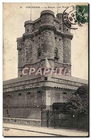 Bild des Verkufers fr Vincennes Carte Postale Ancienne le donjon (cote Nord) zum Verkauf von CPAPHIL