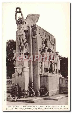 Dijon - Monument de la Victoire et du Souvenir - Carte Postale Ancienne