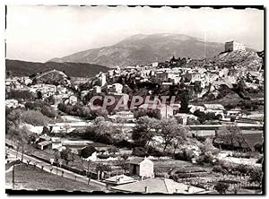 Carte Postale Semi Moderne Vaison la Romaine vue générale sur la ville haute au fond le Mont Ventoux