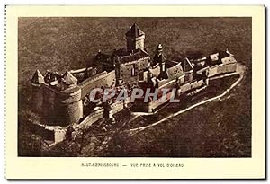 Image du vendeur pour Haut Koenigsbourg Carte Postale Ancienne vue prise a vol d'oiseau mis en vente par CPAPHIL