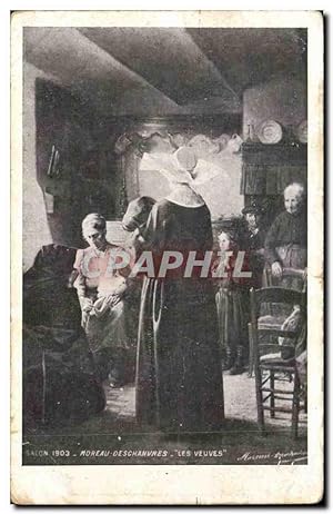 Bild des Verkufers fr Carte Postale Ancienne Moreau Deschanvres LEs veuves zum Verkauf von CPAPHIL
