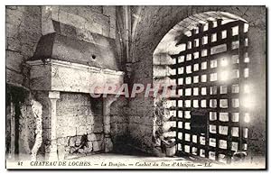 Bild des Verkufers fr Loches - Le Donjon - Cachot de Duc d'Alencon - Carte Postale Ancienne zum Verkauf von CPAPHIL
