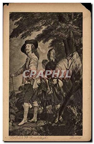 Seller image for Carte Postale Ancienne Peinture Charles 1er Louvre for sale by CPAPHIL