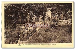 Seller image for Lourdes - Le Calvaire - I Station - Scala Sancta - Carte Postale Ancienne for sale by CPAPHIL