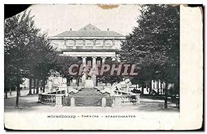 Bild des Verkufers fr Carte Postale Ancienne Strasbourg Thtre zum Verkauf von CPAPHIL