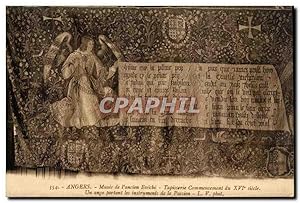 Angers - Musee de l'Ancien Eveche - Tapisserie Commencement du XVI siecle - ange - Tapestry - Art...