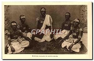 Bild des Verkufers fr Inde - India - Mission Etrangeres - Coloniale - Brahmes marques de cendre sacree - - Carte Postale Ancienne zum Verkauf von CPAPHIL