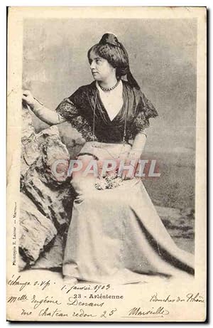 Arles - Arlesienne - Fantaisie - Femme - Carte Postale Ancienne