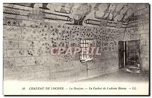 Bild des Verkufers fr Loches - Le Donjon - Cachot de Ludovic Storza - Carte Postale Ancienne zum Verkauf von CPAPHIL