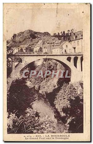 Seller image for Carte Postale Ancienne La Bourboule Le grand pont sur la Dordogne for sale by CPAPHIL