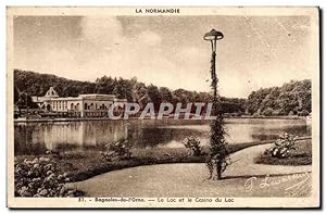 Image du vendeur pour Bagnoles de l'orne Carte Postale Ancienne Le lac et le casino du lac mis en vente par CPAPHIL