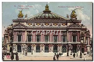 Image du vendeur pour Carte Postale Ancienne Paris Academie Nationale de musique opera mis en vente par CPAPHIL